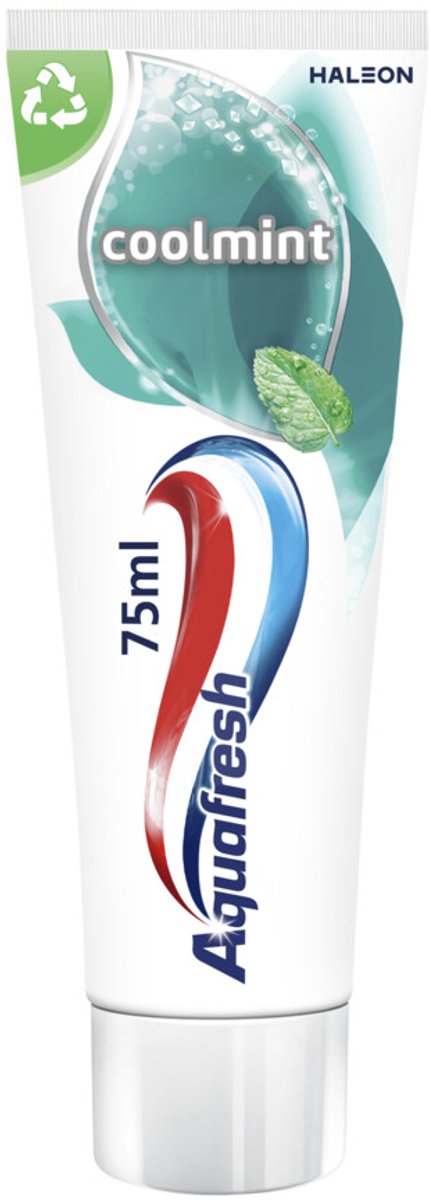 Aquafresh - Tandpasta Coolmint - 3 x 75 ml - Voordeelverpakking