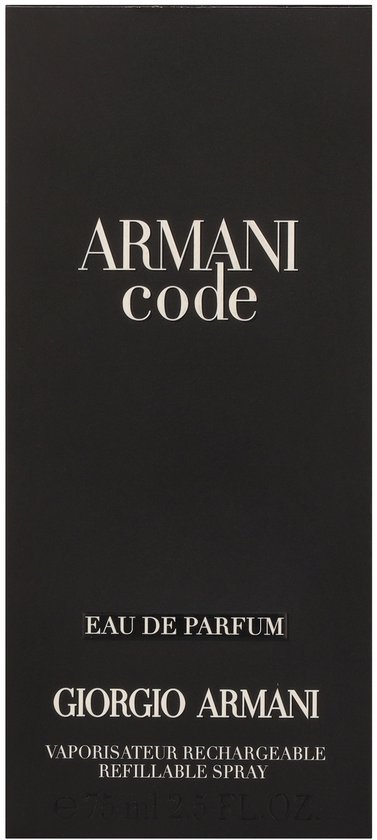 Giorgio Armani Armani Code Homme 75 ml Eau de Parfum Spray Navulbaar