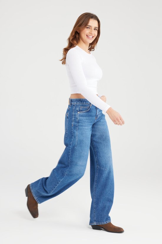 COJ - Clara - Balloon Fit Jeans - Medium Blue