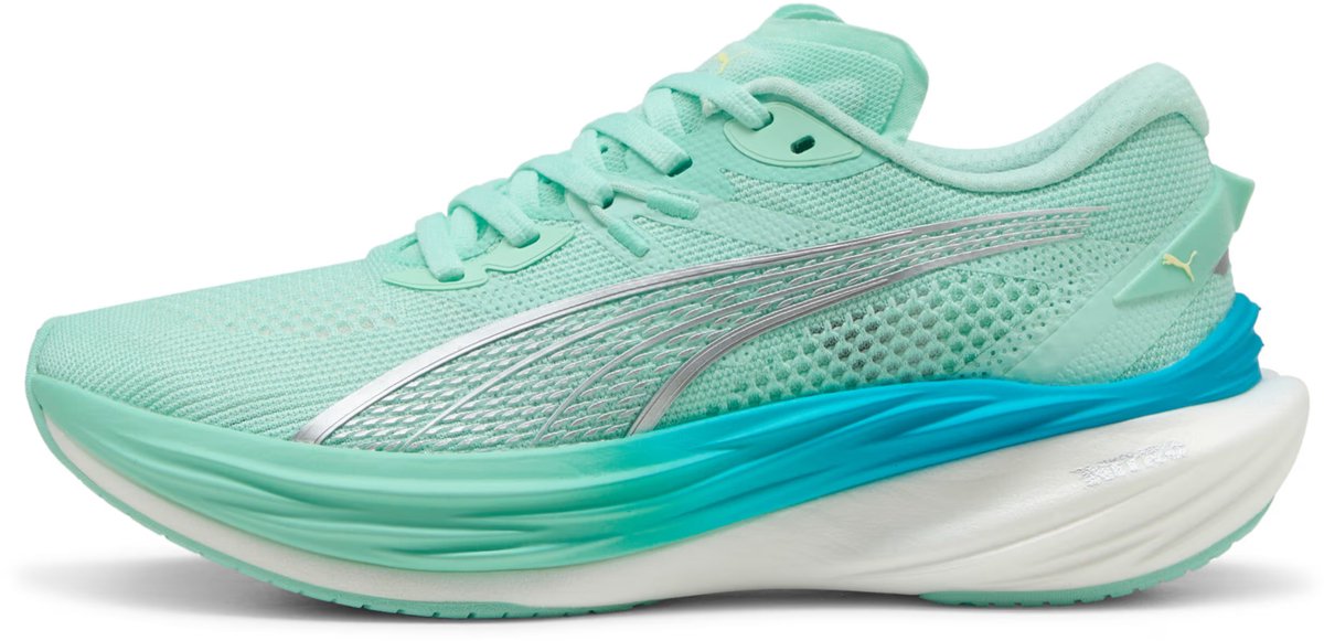 Hardloopschoenen voor dames Puma Deviate Nitro 3 Groen