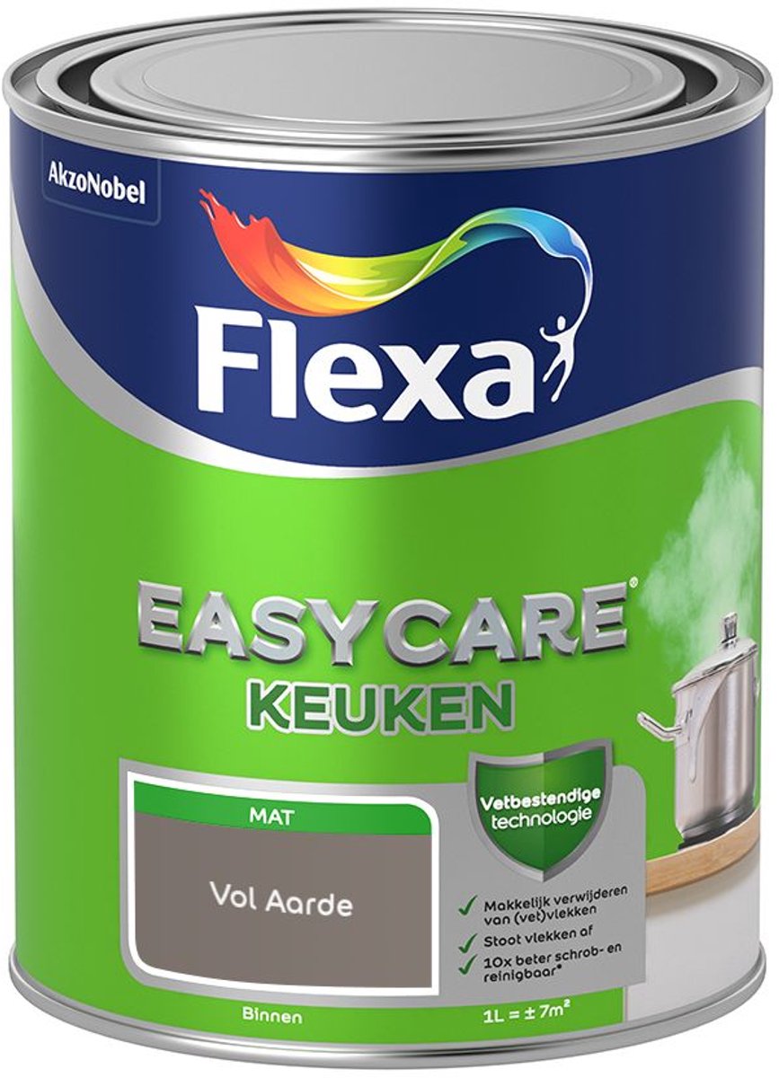 Flexa - Easycare Keuken - Vol Aarde - Mengverf - 1 L