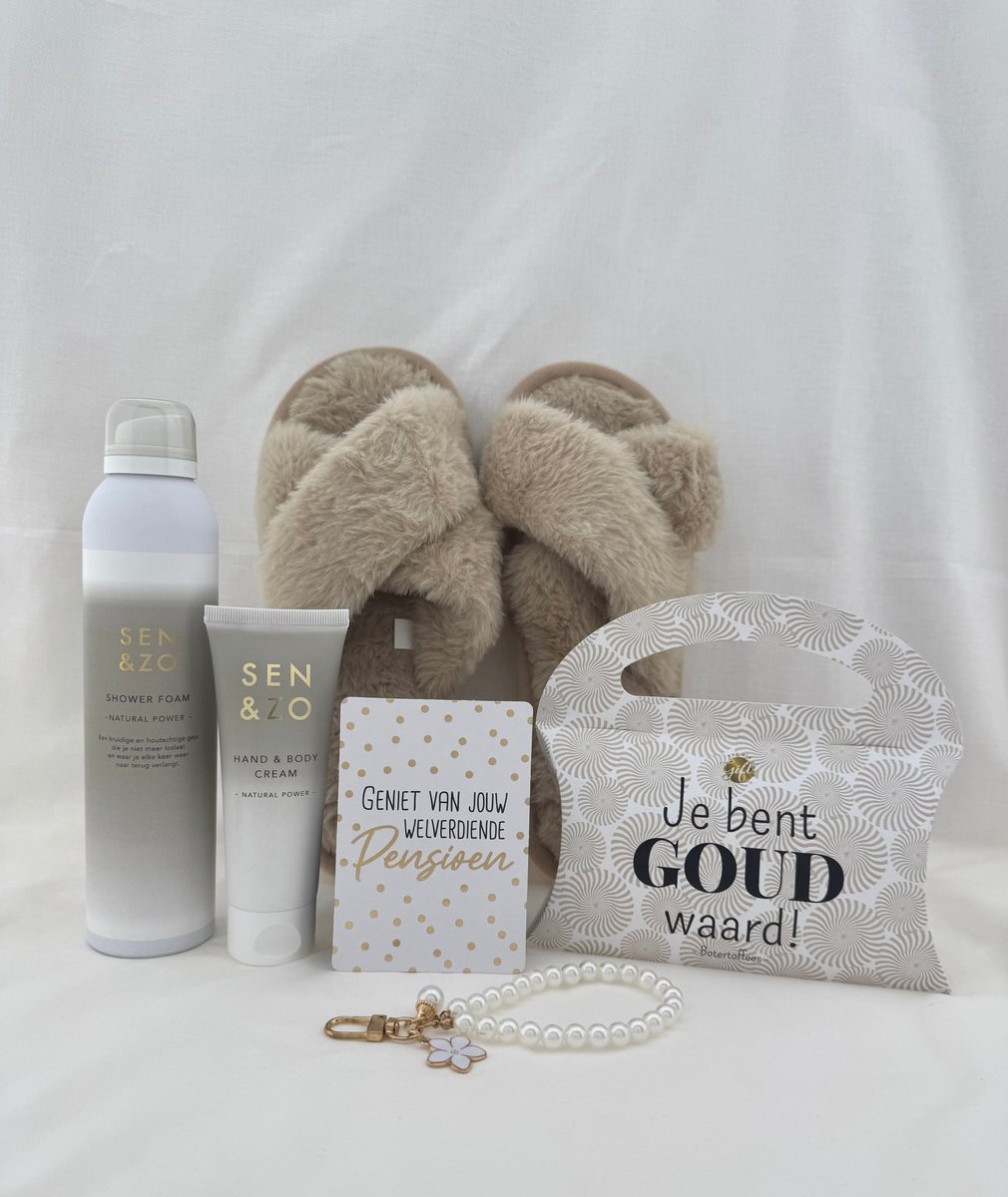 Pensioen •Cadeaupakket Dames• Sen&Zo Cosy - 40-41 - Cadeau voor Vrouwen - Perfect Gifts