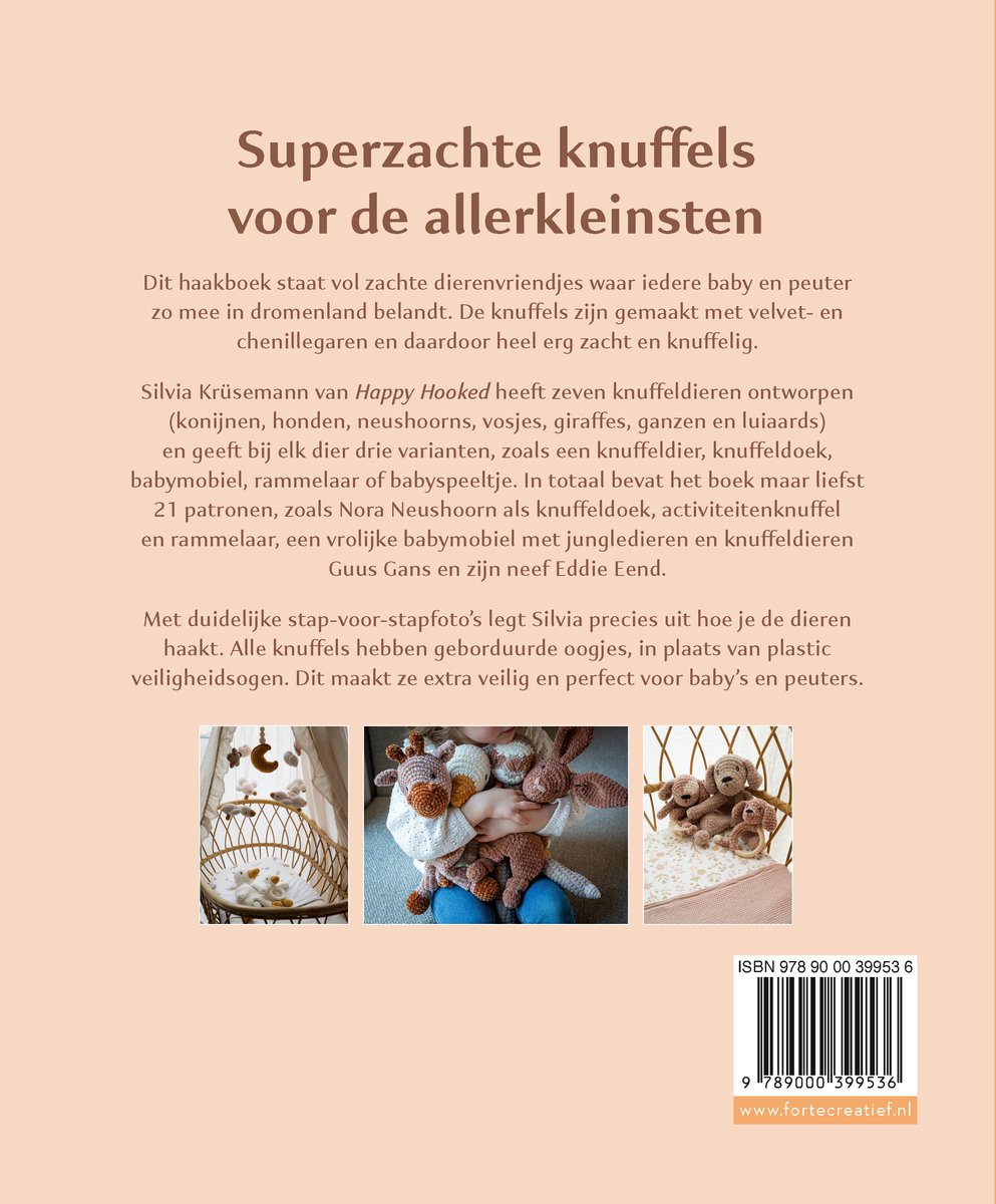 Droomzachte dierenvriendjes haken - back cover