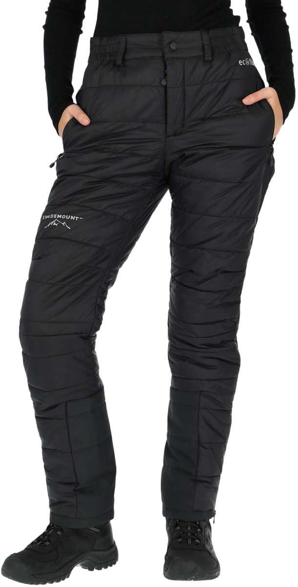 Swedemount Östersund Warm Pant 2.0 – Gewatteerde damesbroek Zwart