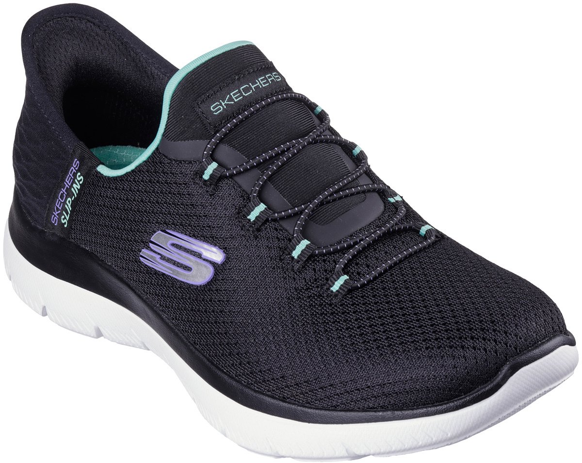 Skechers Casual schoenen 150123-BKTQ Skechers Slip-ins Zwart