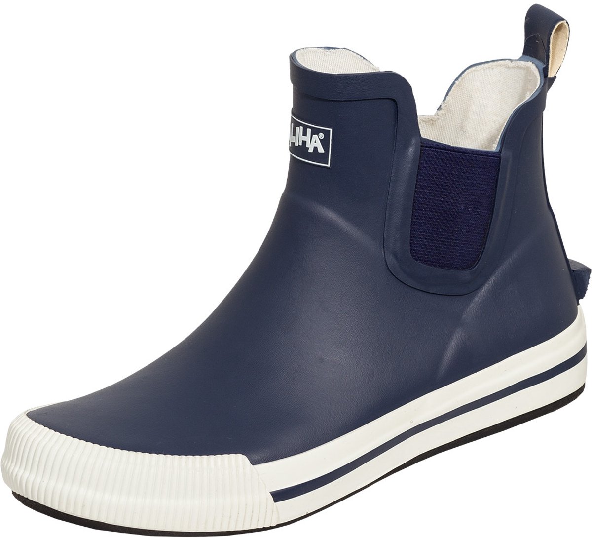 Saliha Dames Enkellaars - Blauw/Wit - 38