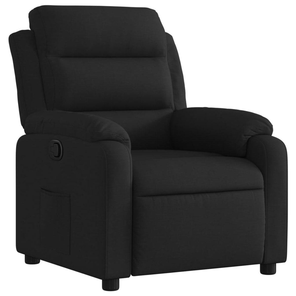 vidaXL Relaxfauteuil - Zwarte - Stof