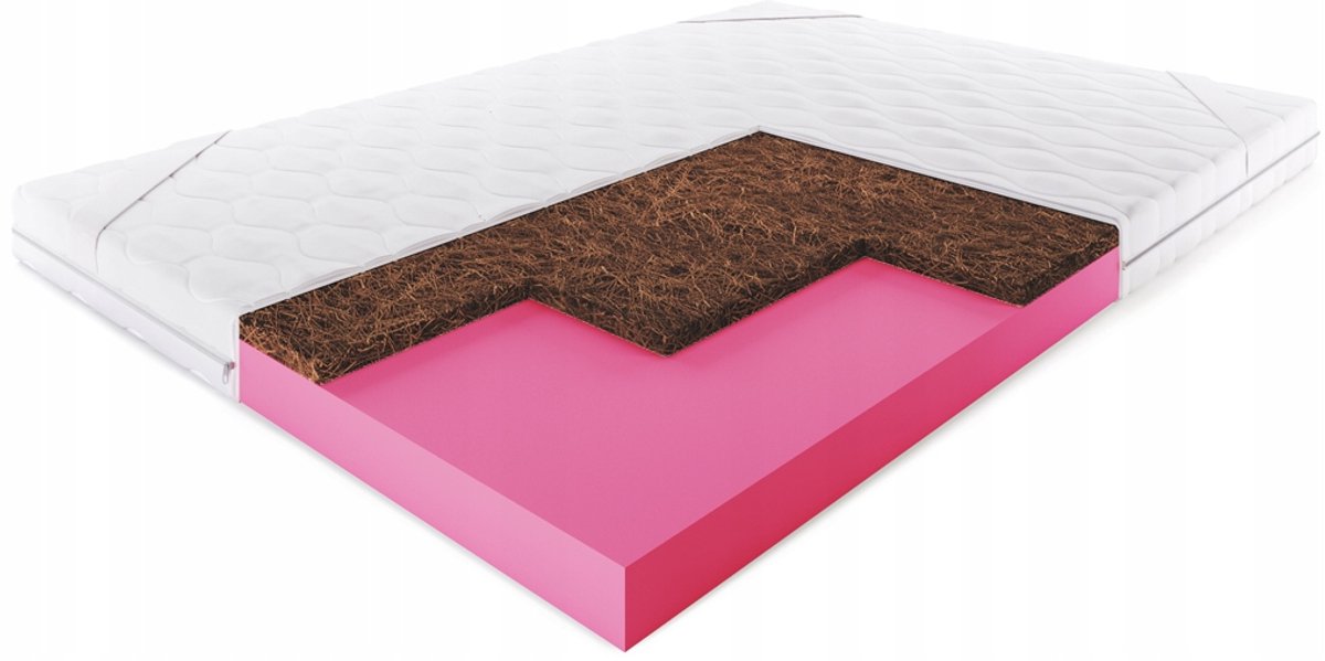 Visco Kokos Topdekmatras 120x200cm - 5cm Dik