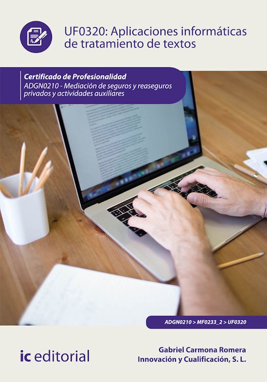 Aplicaciones informáticas de tratamiento de textos. ADGN021 ... - cover