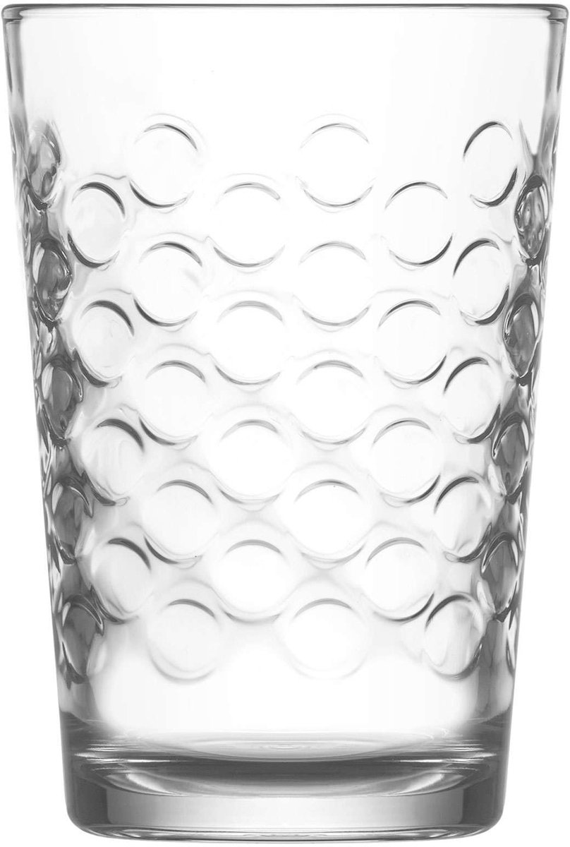 Asir - Glazenset (6 stuks) - Transparant - 6,8 x 6,8 x 9,9 cm