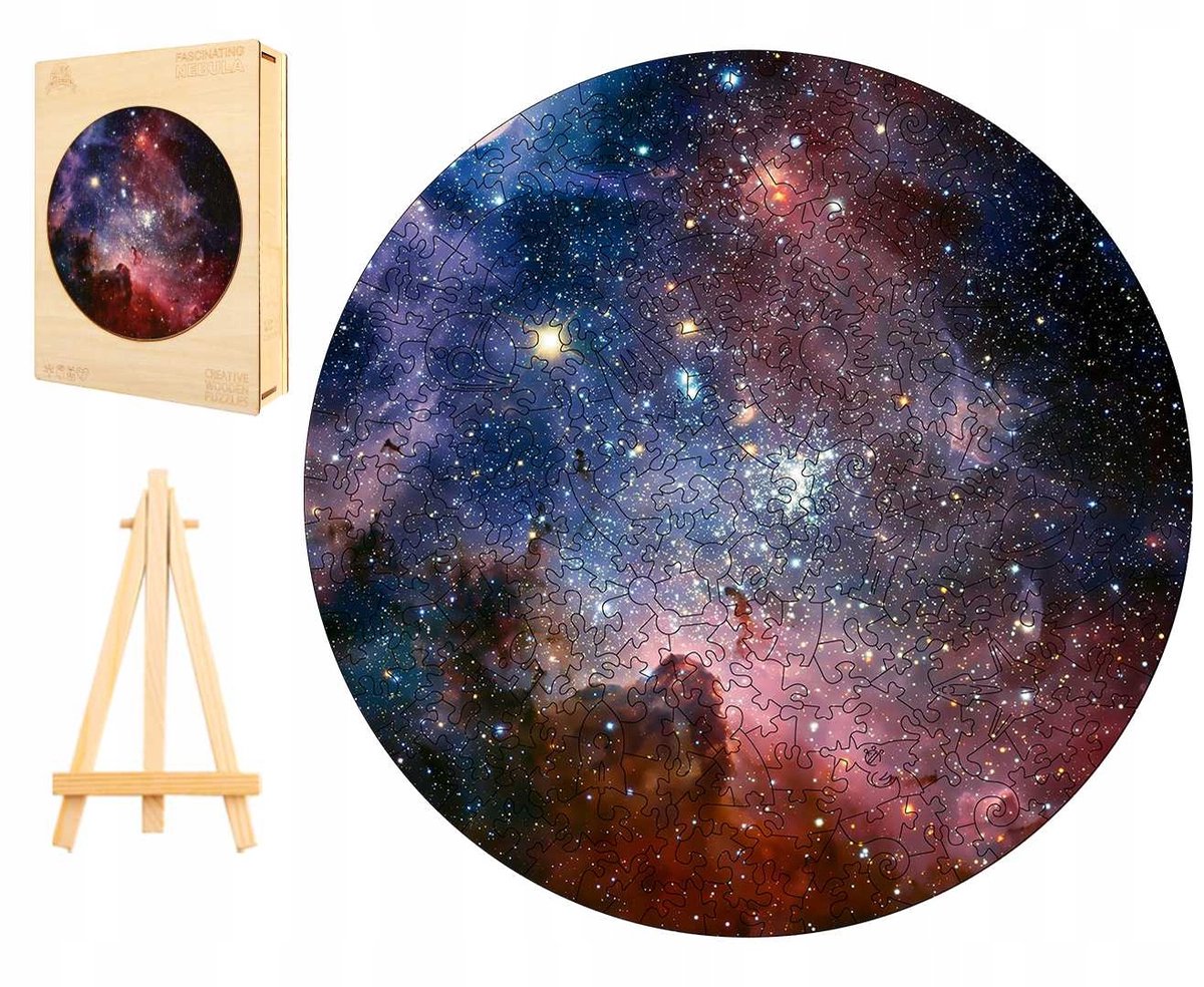 Houten Puzzel 280 Stukjes - Galaxy in Houten Doos
