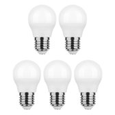 Lampe LED Modee E27 7W - 700lm - 2700K - Wit Chaud - Globe Mini P45 - Remplace l'Ampoule Halogène 54W - 5 pièces