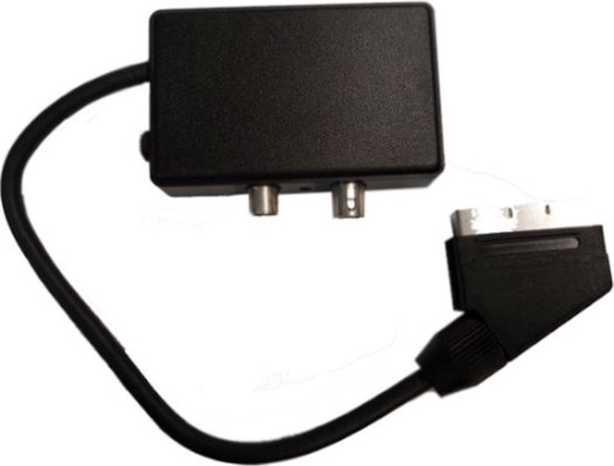 SCART naar RF Modulator - Coax Adapter voor oudere TV's - Bol