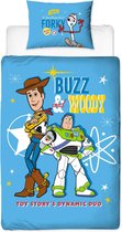 Toy Story Rescue - Junior dekbedovertrek - 120 x 150 cm - Blauw