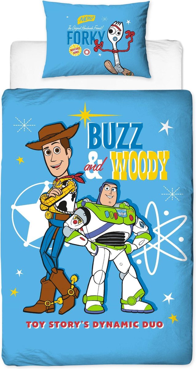zuurstof Onderhoudbaar Monarch Toy Story Rescue - Junior dekbedovertrek - 120 x 150 cm - Blauw | bol.com