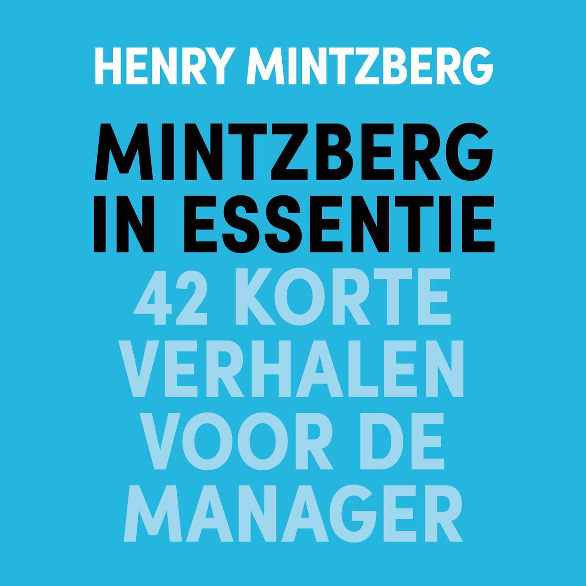Omslag van Mintzberg in essentie