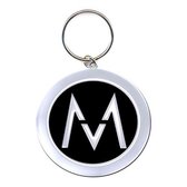 Maroon 5 Sleutelhanger M Logo Zilverkleurig/Zwart