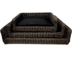 Hondenmand Comfort Kunstriet - Bruin 85x60 cm