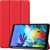 LG G Pad 5 10.1 hoes - Tri-Fold Book Case - Rood