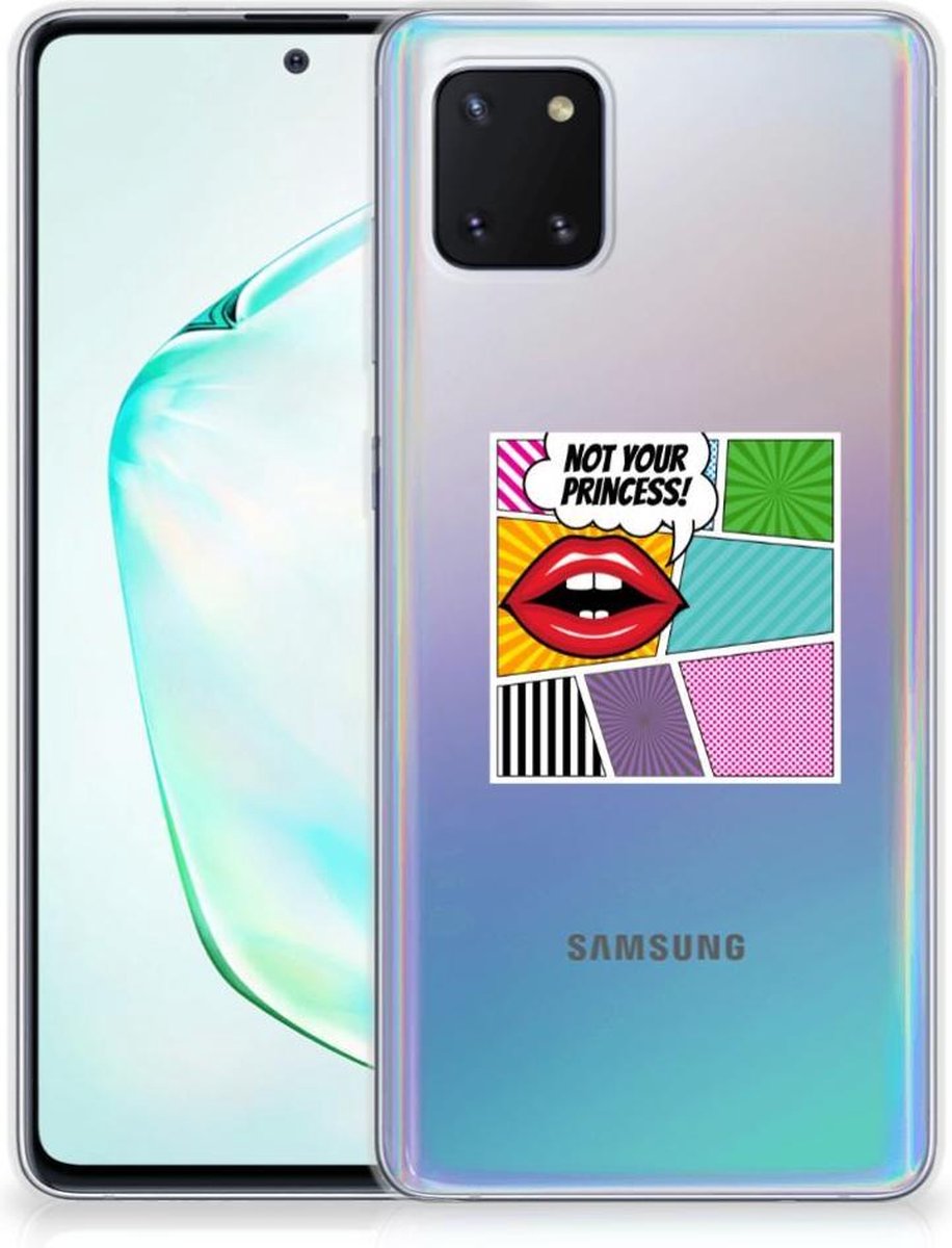 Samsung Galaxy Note 10 Lite Silicone Back Cover Popart Princess