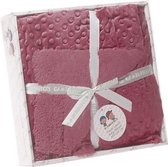 Gamberritos Babydeken Fleece 80 X 110 Cm Bordeaux