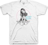 Britney Spears Heren Tshirt -S- Classic Circle Wit