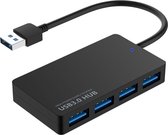 MMOBIEL 4 Port USB 3.0 Data Hub voor Macbook - Mac - iMac - PC - ZWART