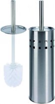 RVS toiletborstel houder 39 cm - Toiletborstelhouders/wc-borstelhouders voor toilet - Schoonmaakproducten