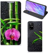 Geschikt voor Samsung Galaxy S20 Plus Smart Cover Orchidee