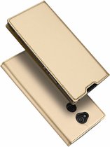 Dux Ducis Slim Softcase Booktype voor Sony Xperia XA2 Ultra - Goud