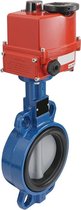 DN50 (2 inch) 24 V AC/DC Modulerende Gietijzeren BBB Vlinderklep lug NBR - BFLL-50-12-BBB-AG-540-B-DPS