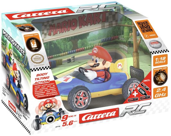 Carrera RC Mario Kart Mach 8 Mario - Bestuurbare auto - Carrera