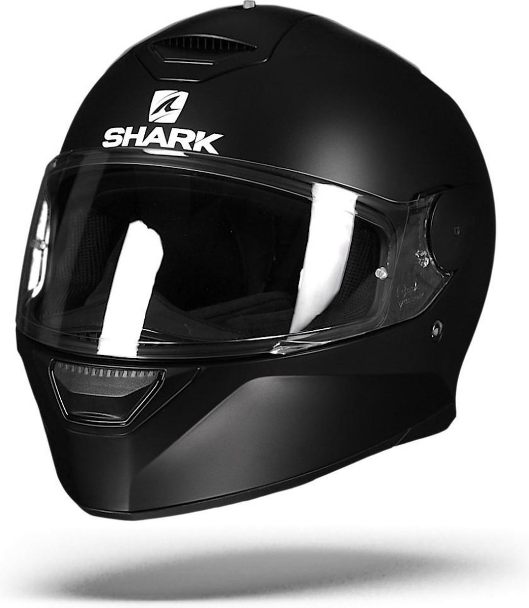 Shark D-Skwal Blank Mat Zwart Kma Integraalhelm - Motorhelm - Maat XL