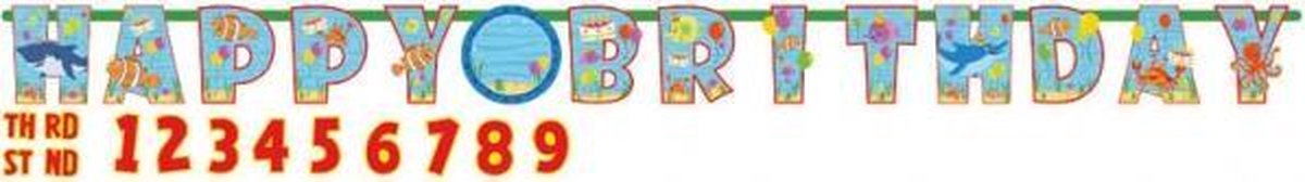 Amscan 121624 banier Feest