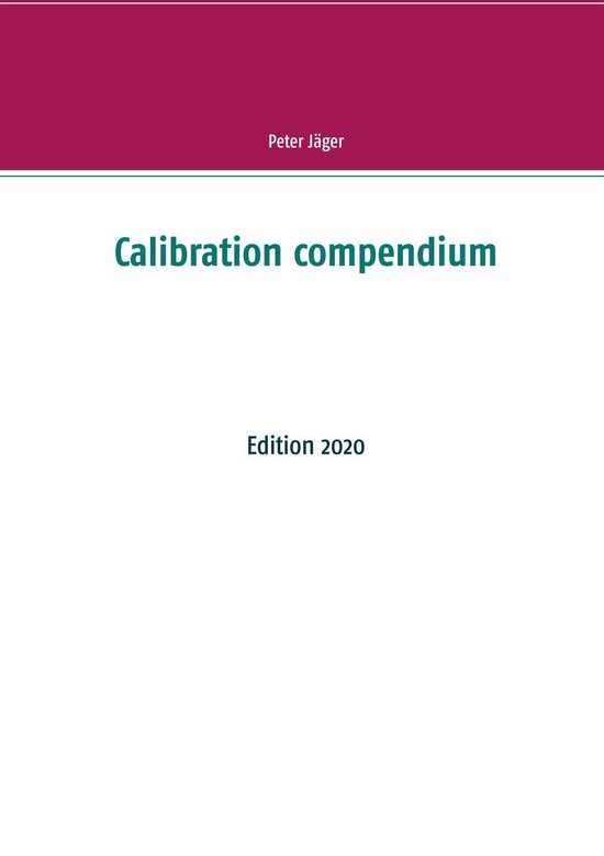 Calibration compendium - cover