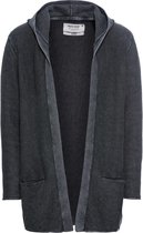 Indicode Jeans gebreid vest graham Zwart-s