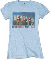 The Beatles Dames Tshirt -XL- Nippon Budokan Blauw