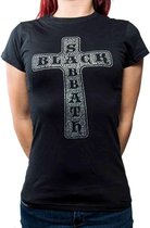 Black Sabbath Dames Tshirt -S- Cross Zwart