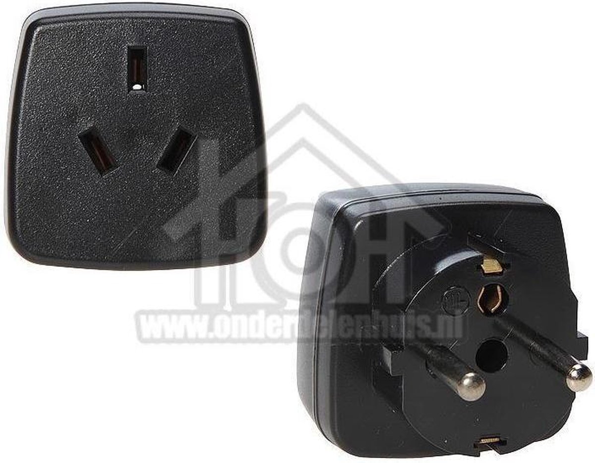 Goobay 94271 Adaptateur secteur Type D (UK) Noir