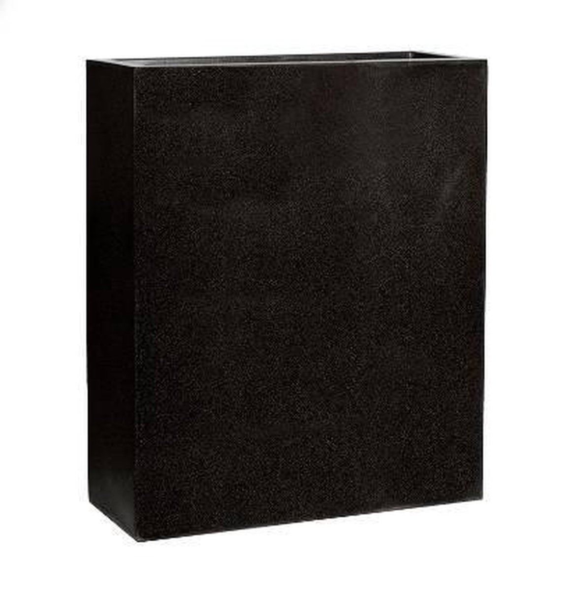 Capi Europe Envelope Planter Terrazzo - 60x25x74 - Black