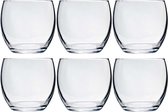 6x Tumbler waterglazen 340 ml - Luxe drinkglazen - Glas - Glazen voor frisdrank/water