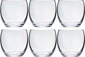 6x verres à eau Tumbler 340 ml - Verres à boire de luxe - Verre - Verres pour boisson gazeuse / eau