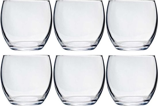 6x Tumbler waterglazen 340 ml - Luxe drinkglazen - Glas - Glazen voor  frisdrank/water | bol.com