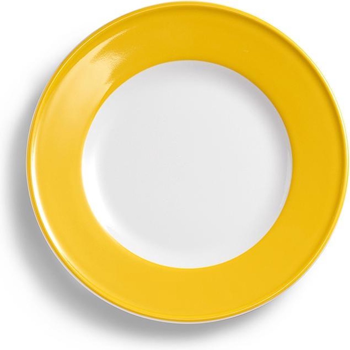 DIBBERN - Solid Color Yellow - Bord 28cm Rand