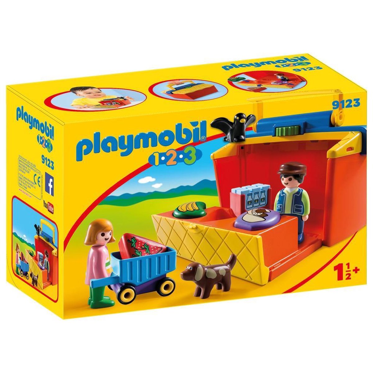 Playmobil 1.2.3 70399 La crèche à emporter - Playmobil