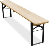 Bierbank 220cm Premium+ | Wit onderstel