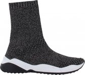 Tango | Isabel 1-c silver sock upper - black/white sole | Maat: 39