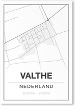 Poster/plattegrond VALTHE - A4
