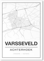 Poster/plattegrond VARSSEVELD - A4