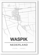 Poster/plattegrond WASPIK - 30x40cm